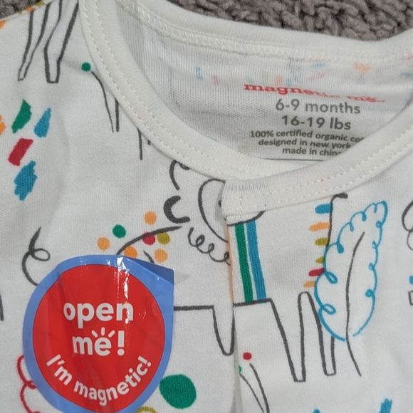 Colorful Animal Print Kids One Piece - Picture 2 of 10